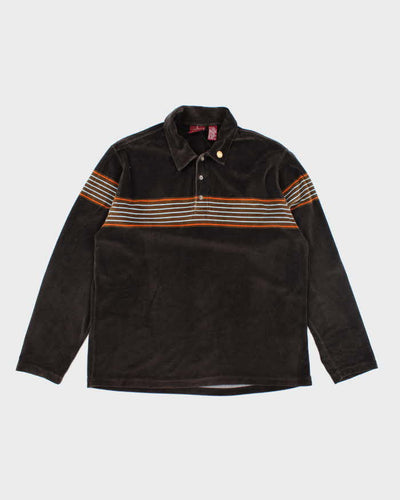Vintage 2000's Quiksilver Oversized Quarter Button Pullover - L