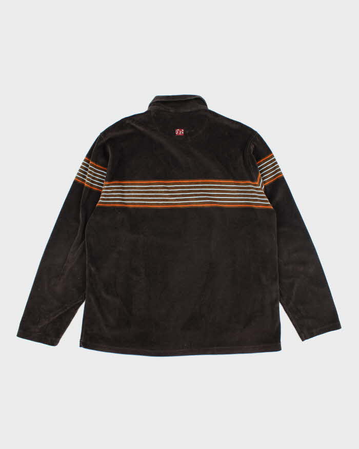 Vintage 2000's Quiksilver Oversized Quarter Button Pullover - L
