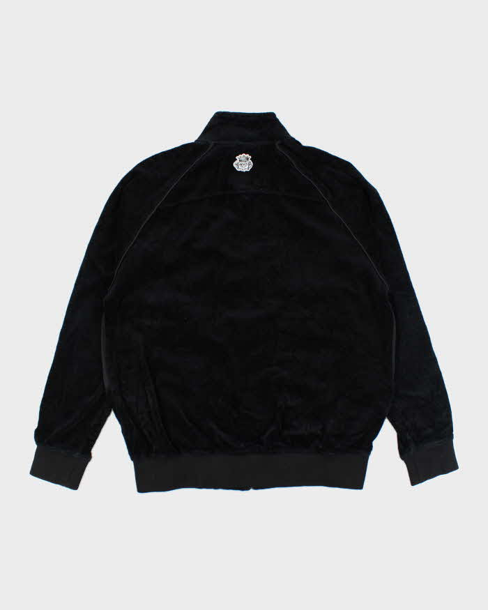Vintage Y2K AKDMKS Overized Velvet Zip Up - L