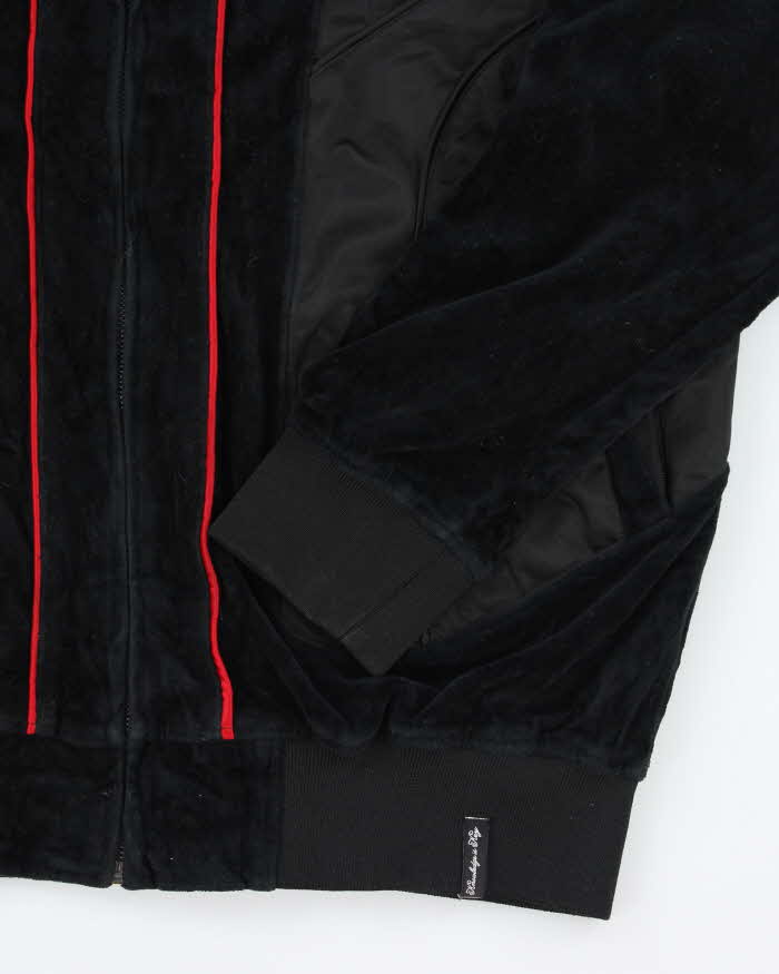 Vintage Y2K AKDMKS Overized Velvet Zip Up - L