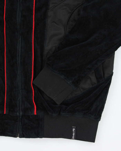 Vintage Y2K AKDMKS Overized Velvet Zip Up - L