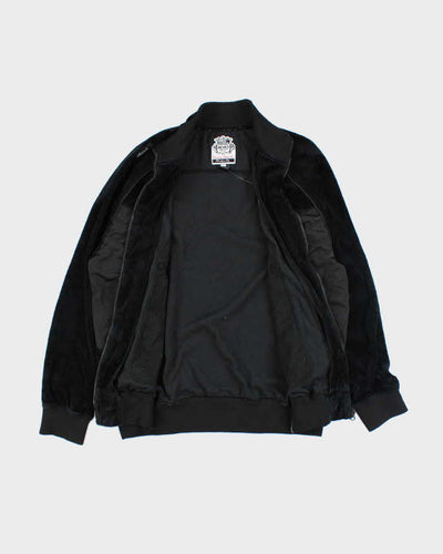 Vintage Y2K AKDMKS Overized Velvet Zip Up - L