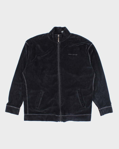Vintage Y2K DKNY Embroidered Logo Zip Up - XL