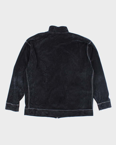 Vintage Y2K DKNY Embroidered Logo Zip Up - XL