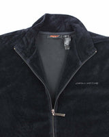 Vintage Y2K DKNY Embroidered Logo Zip Up - XL