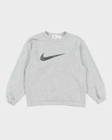 Vintage 90's Nike Big Swoosh Logo Sweatshirt - L