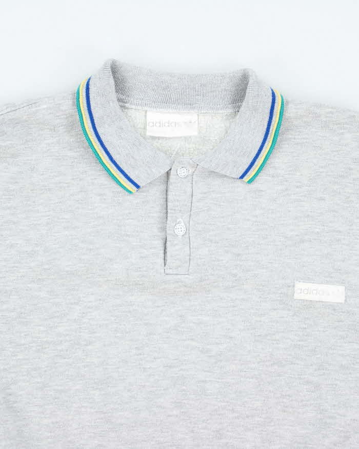 Vintage 90's Adidas Polo Sweatshirt - S
