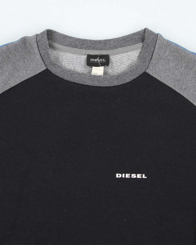 Vintage Y2K Diesel Small Logo Sweatshirt - S