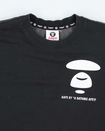 Vintage 2000's Bape Graphic Printed Sweatshirt - S