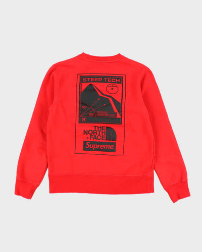 Supreme New York x The North Face Steep Tech Graphic Sweatshirt - S