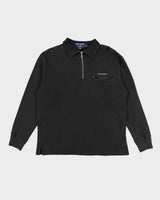 Vintage Y2K Polo Jeans Embroidered Quarter Zip Sweatshirt - M