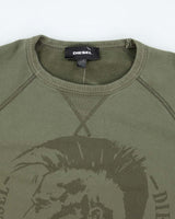 Vintage Y2K Diesel Only the Brave Graphic Sweatshirt - M