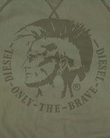 Vintage Y2K Diesel Only the Brave Graphic Sweatshirt - M