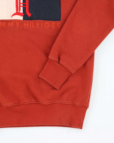 Vintage 2000's Tommy Hilfiger Lewis Hamilton Big Logo Sweatshirt - M