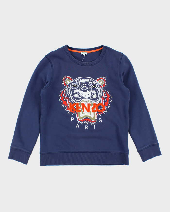 Vintage 2000's Kenzo Tiger Embroidered Sweatshirt - L