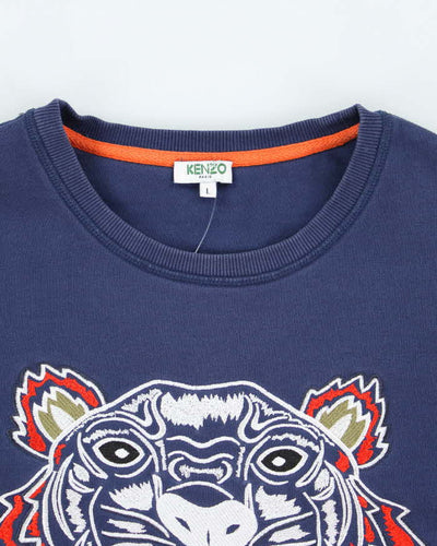 Vintage 2000's Kenzo Tiger Embroidered Sweatshirt - L