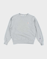 Vintage 2000's Champion Plain Grey Sweatshirt - M