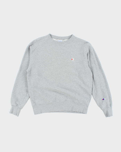 Vintage 2000's Champion Plain Grey Sweatshirt - M