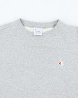 Vintage 2000's Champion Plain Grey Sweatshirt - M