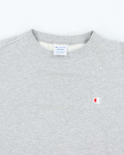 Vintage 2000's Champion Plain Grey Sweatshirt - M
