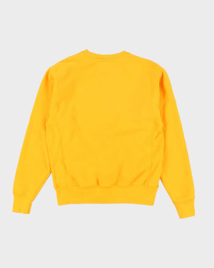 Vintage 2000's Champion Plain Yellow Sweatshirt - M