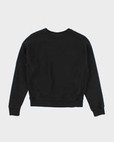 Vintage 2000's Champion Plain Black Sweatshirt - S