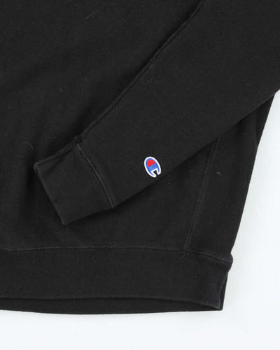 Vintage 2000's Champion Plain Black Sweatshirt - S