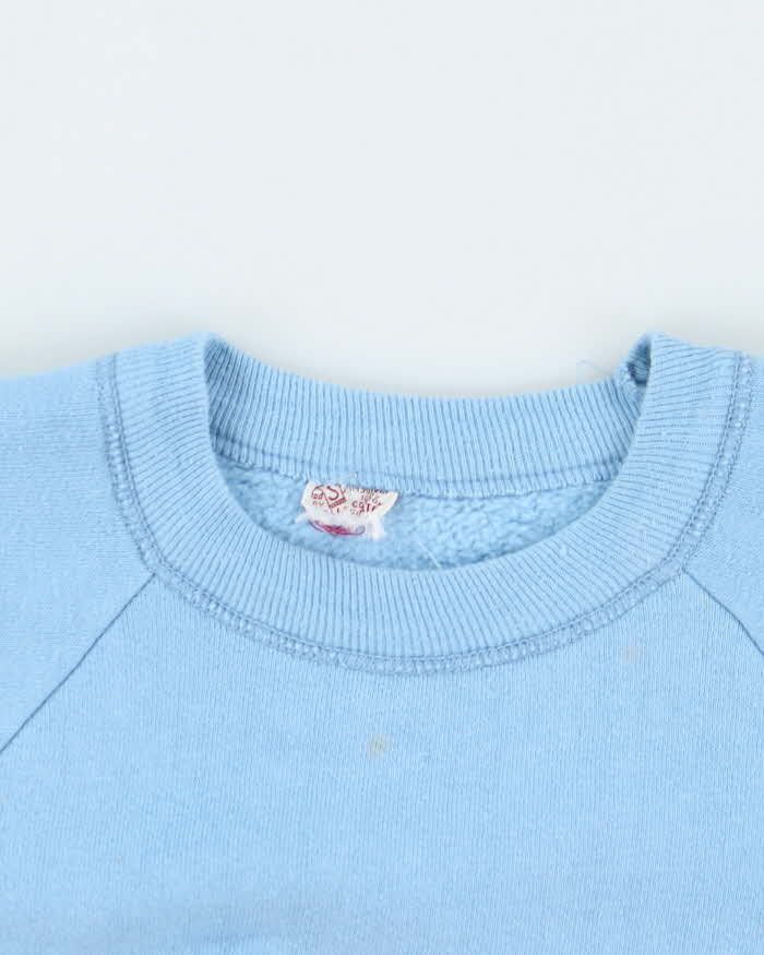 Vintage 70's KU Collegiate Short Sleeve Sweatshirt - M