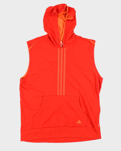 Vintage 90's Adidas Sleeveless Japanese Exclusive Hoodie - XL