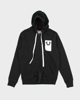 Vintage Y2K True Religion Zip Up Hoodie - S