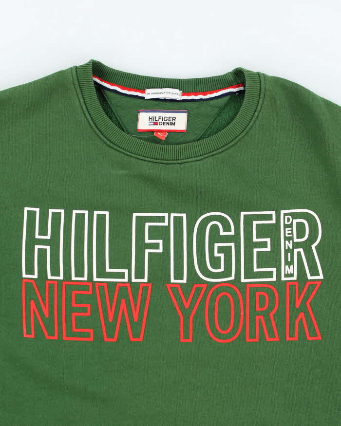 Vintage 2000's Tommy Hilfiger Spell Out Logo Sweatshirt - XL