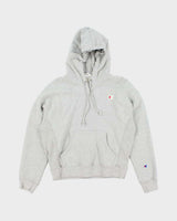 Y2k 00s Champion Grey Reverse Weave Hoodie - M