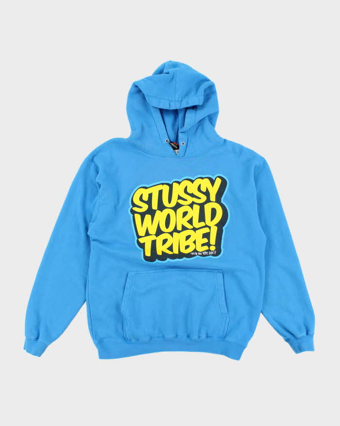 Vintage 2000's Stussy Tribe Graphic Hoodie - M