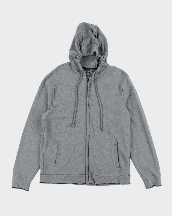 Vintage Y2K Armani Exchange Zip Up Hoodie - XL – Rokit
