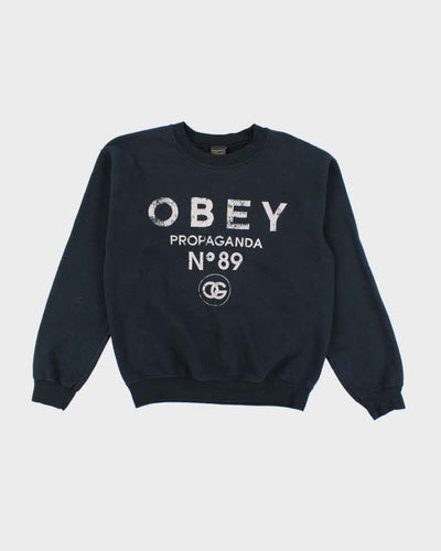 Y2k 00s Obey Sweatshirt - S