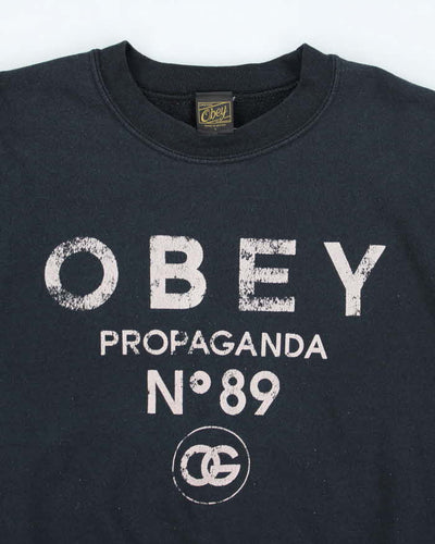 Y2k 00s Obey Sweatshirt - S