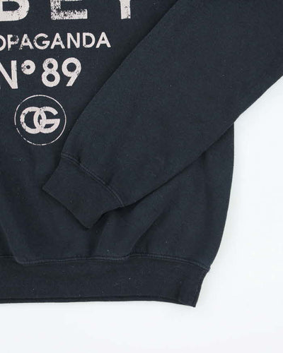 Y2k 00s Obey Sweatshirt - S