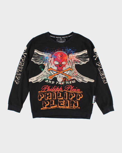 Phillip Plein Rhinestone Sweatshirt - XXL