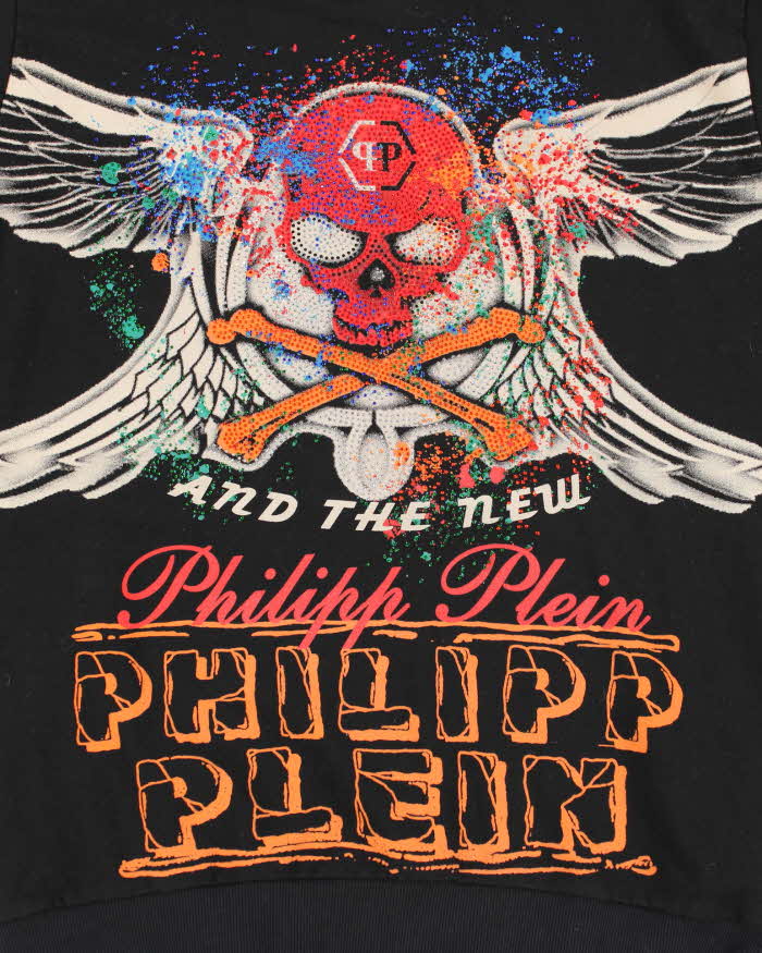 Phillip Plein Rhinestone Sweatshirt - XXL