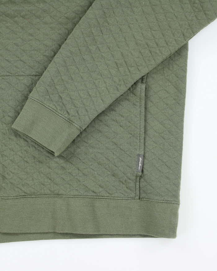 Eddie Baurer Green Quarter Button Jumper - L