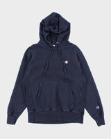 Vintage 90's Champion Reverse Weave Small Logo Hoodie - M