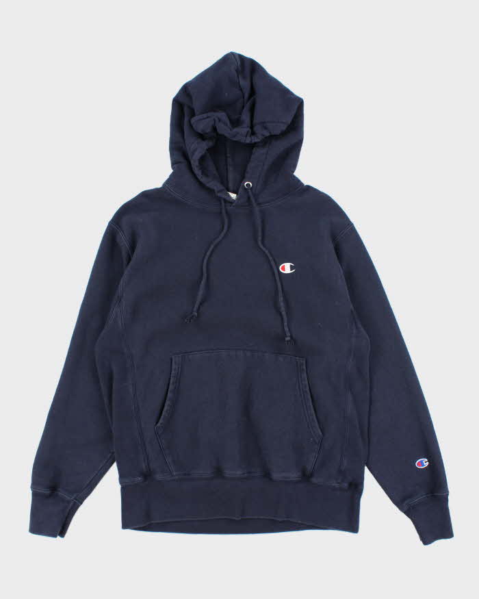 Vintage 90's Champion Reverse Weave Small Logo Hoodie - M
