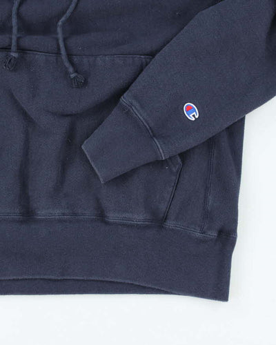 Vintage 90's Champion Reverse Weave Small Logo Hoodie - M