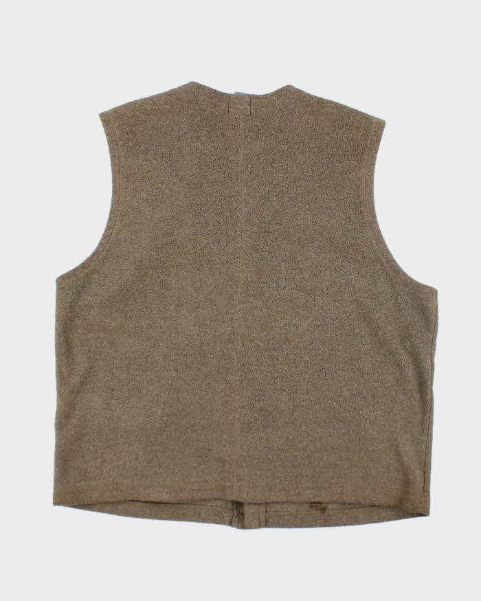 Vintage 90's GAP Pop Button Sleeveless Hoodie - XL