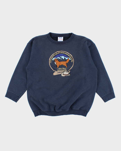 Vintage 2000's Heavyweight Embroidered Dog Show Sweatshirt - M