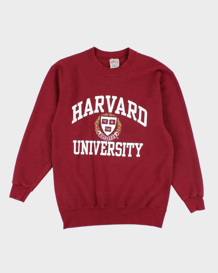 Vintage 90's Harvard University Heavyweight Sweatshirt - M