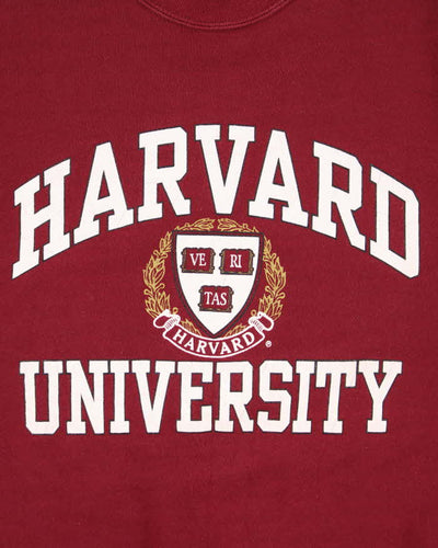 Vintage 90's Harvard University Heavyweight Sweatshirt - M