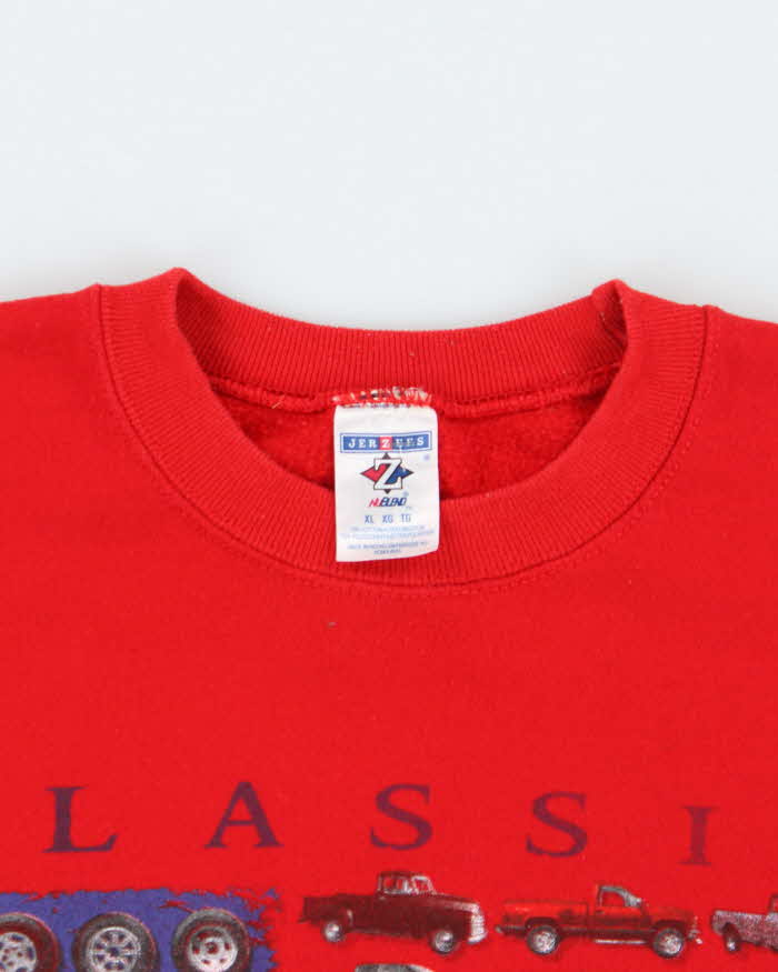 Vintage 90's Classic Pick Up Trucks Graphic Sweatshirt - XL