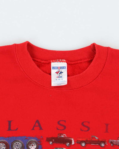 Vintage 90's Classic Pick Up Trucks Graphic Sweatshirt - XL