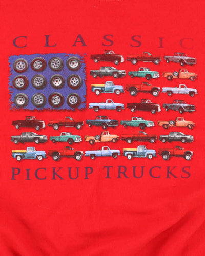 Vintage 90's Classic Pick Up Trucks Graphic Sweatshirt - XL